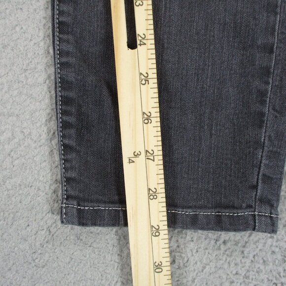 PrAna Jeans Womens 28 Gray Low Rise Straight Skinny Stretch Hike Outdoors 30x29 - Picture 12 of 14
